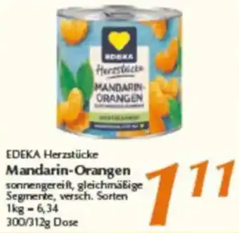 inkoop EDEKA Herzstücke Mandarin-Orangen Angebot