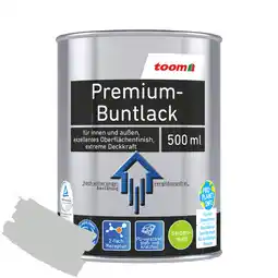 toom Baumarkt toom Premium-Buntlack lichtgrau seidenmatt 500 ml Angebot