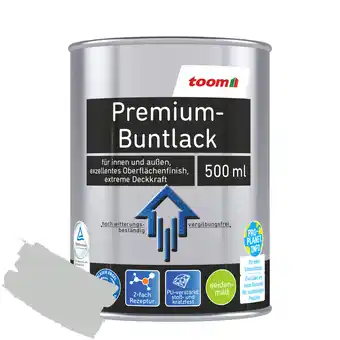 toom Baumarkt toom Premium-Buntlack lichtgrau seidenmatt 500 ml Angebot