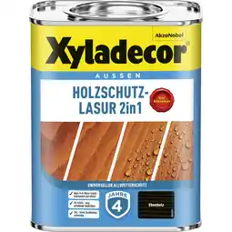 toom Baumarkt Xyladecor 2in1 Holzschutzlasur ebenholzfarben 750 ml Angebot