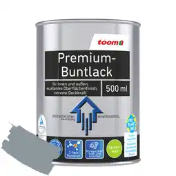 toom Baumarkt toom Premium-Buntlack silbergrau seidenmatt 500 ml Angebot