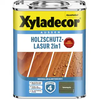 toom Baumarkt Xyladecor 2in1 Holzschutzlasur tannengrün 750 ml Angebot