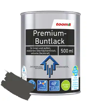 toom Baumarkt toom Premium-Buntlack silberfarben seidenmatt 500 ml Angebot