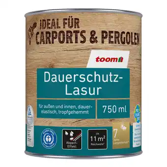 toom Baumarkt toom Dauerschutzlasur 'Natur' beige 750 ml Angebot