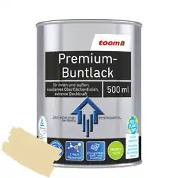 toom Baumarkt toom Premium-Buntlack elfenbeinfarben seidenmatt 500 ml Angebot