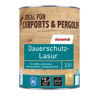 toom Baumarkt toom Dauerschutzlasur nussbaumfarben dunkel 2,5 l Angebot