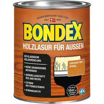 toom Baumarkt Bondex Holzlasur honigfarben 750 ml Angebot