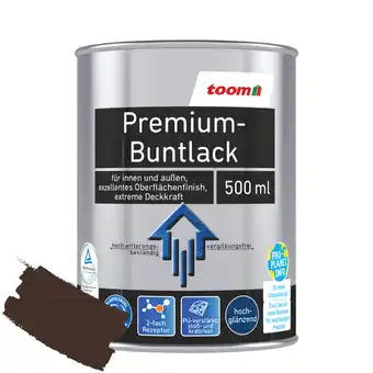 toom Baumarkt toom Premium-Buntlack schokobraun glänzend 500 ml Angebot