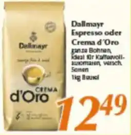 inkoop Dallmayr Espresso oder Crema d'Oro Angebot