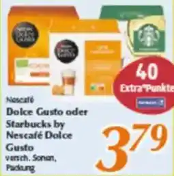 inkoop Nescafé Dolce Gusto oder Starbucks by Nescafé Dolce Gusto Angebot