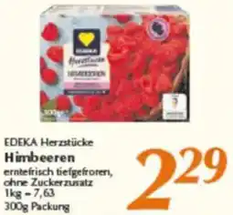 inkoop EDEKA Herzstücke Himbeeren Angebot