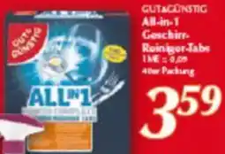 inkoop Gut & Günstig All in 1 Geschirr Reiniger Tabs Angebot