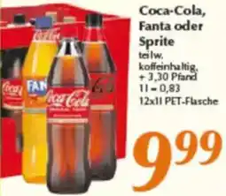 inkoop Coca-Cola, Fanta oder Sprite Angebot