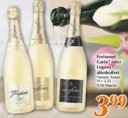 inkoop Freixenet Carta oder Legero alkoholfrei Angebot