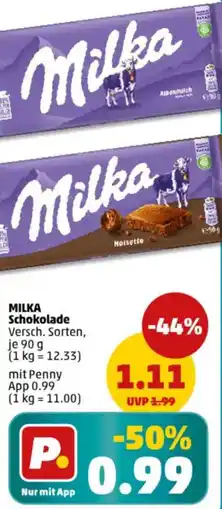 PENNY MILKA Schokolade Angebot