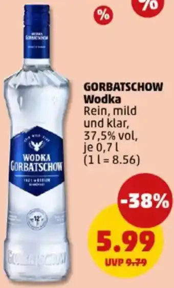 PENNY GORBATSCHOW Wodka Angebot