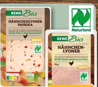 REWE Rewe Bio Bio-Hähnchen-Lyoner Angebot