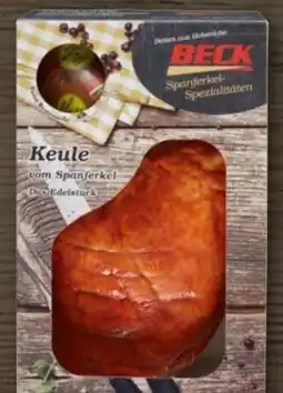 REWE Beck Spanferkel-Keule gebraten Angebot