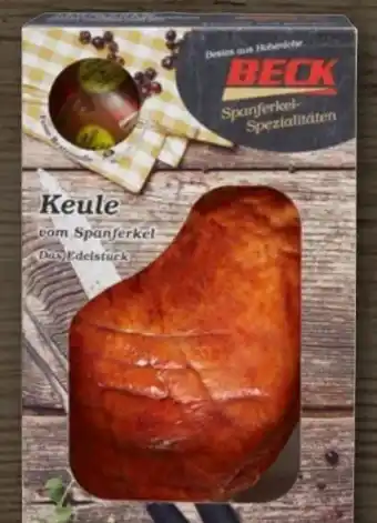 REWE Beck Spanferkel-Keule gebraten Angebot