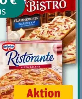 REWE Dr. Oetker Bistro Flammkuchen Elsässer Art Angebot