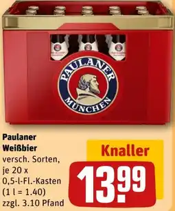 REWE Paulaner Weißbiere Angebot