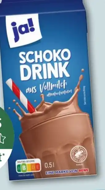 REWE ja! Schoko-Drink Angebot