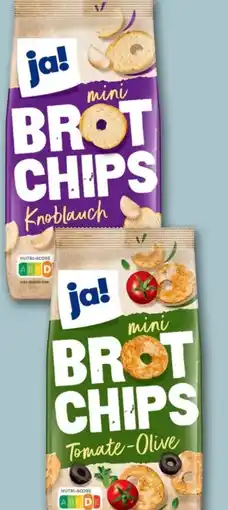 REWE ja! Mini Brotchips Angebot