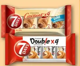 REWE 7 Days Croissants Double x 4 Angebot