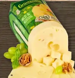 REWE Grünländer Schnittkäse Mild-Nussig Angebot