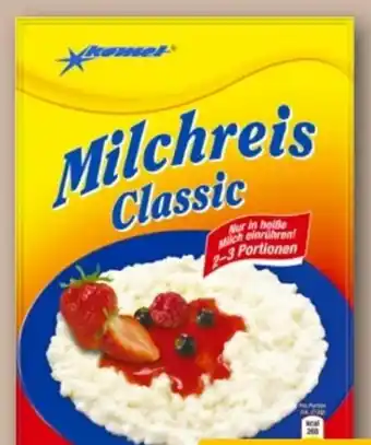 REWE Komet Milchreis Classic Angebot