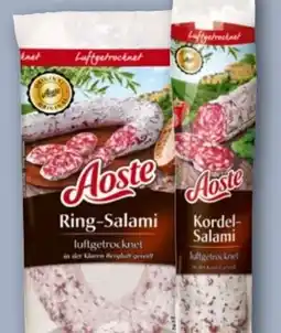 REWE Aoste Original Ringsalami Angebot