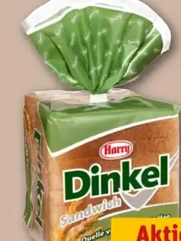 REWE Harry Brot Dinkel Sandwich Angebot