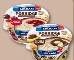 REWE Milram Porridge Schoko Banane Angebot