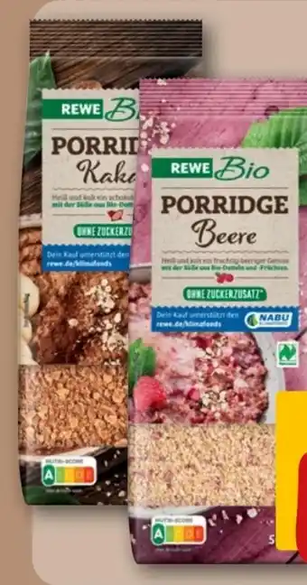 REWE Rewe Bio Porridge Kakao Angebot