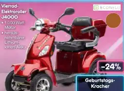 Netto Marken-Discount Econelo Vierrad Elektroroller J4000 Angebot