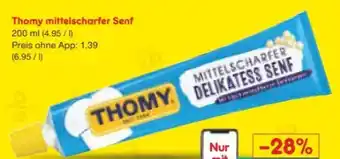 Netto Marken-Discount Thomy Mittelscharfer Delikatess Senf Angebot