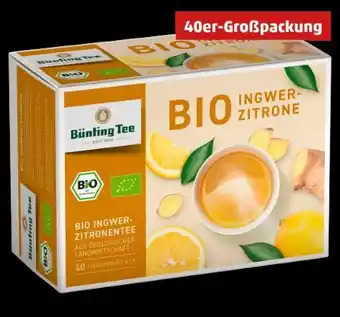 PENNY Bünting Tee Bio Zitronen-Ingwer Angebot