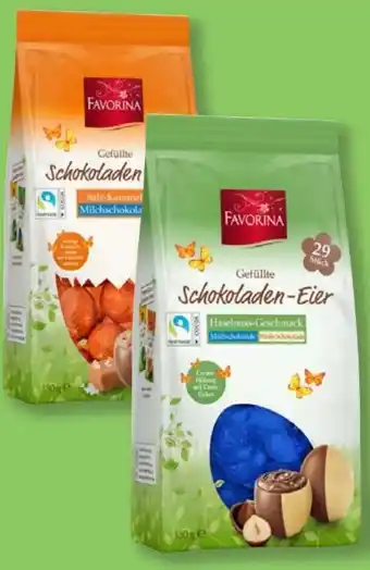 Lidl Favorina Gefüllte Schokoladeneier Angebot