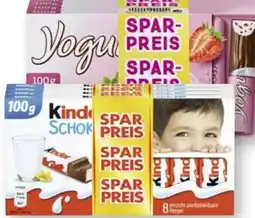 Scheck-in-Center Ferrero Kinder Schokolade Angebot