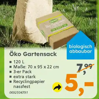 Globus Baumarkt Öko Gartensack Angebot