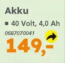 Globus Baumarkt PRIMASTER Akku Angebot