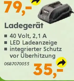 Globus Baumarkt PRIMASTER Ladegerät Angebot