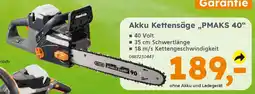 Globus Baumarkt PRIMASTER Akku Kettensäge „PMAKS 40" Angebot