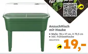 Globus Baumarkt Anzuchttisch mit Haube Angebot