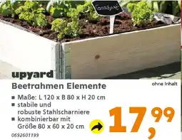 Globus Baumarkt upyard Beetrahmen Elemente Angebot