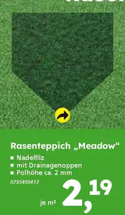 Globus Baumarkt Rasenteppich „Meadow“ Angebot