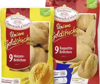 Scheck-in-Center Coppenrath & Wiese Unsere Goldstücke 9 Weizenbrötchen Angebot