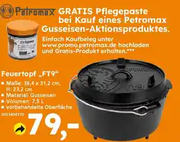 Globus Baumarkt Petromax Feuertopf „FT9" Angebot