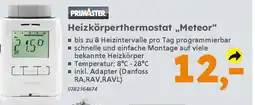 Globus Baumarkt PRIMASTER Heizkörperthermostat „Meteor" Angebot