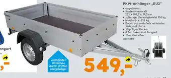 Globus Baumarkt PKW-Anhänger „,EU2" Angebot